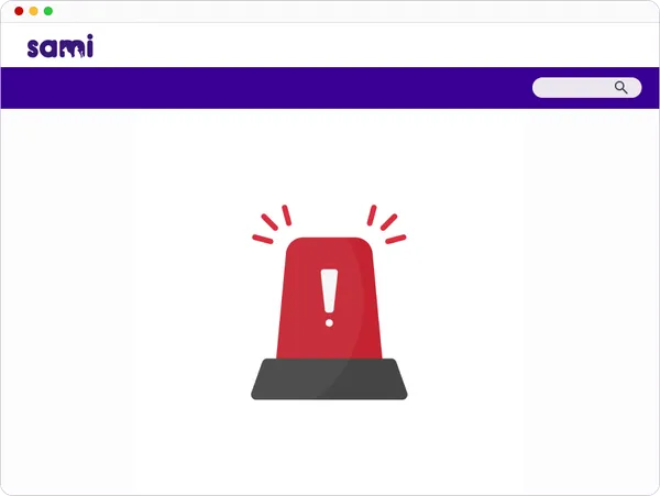 Sami Alert: immediate help